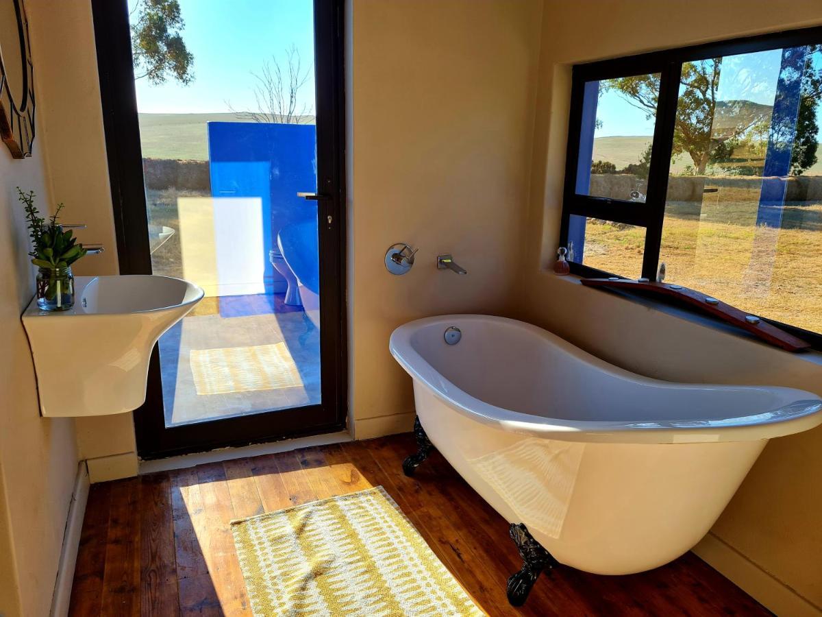 Die Blouhuis Farmhouse Retreat With A Hot Tub Cloeteskraal Εξωτερικό φωτογραφία
